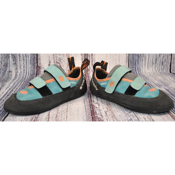 Evolv Elektra Climbing Shoes Women's Size US 8 UK 5.5 EU 39 Made in USA - Picture 6 of 8